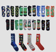 Men&#39;s ELF MOVIE Buddy Christmas 15 Days of Socks Shoe Sizes 6-12 NEW - £13.32 GBP
