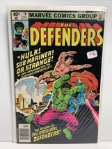 Defenders #78 Hulk, Dr Strange, Sub-Mariner - 1979 Marvel Comic - $4.95