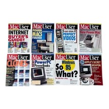 MacUser Magazine 1995 Eight Issues Vintage Apple Macintosh Computer Tech - $42.75