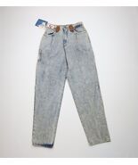 Deadstock Vintage 90s Streetwear Womens 9 Acid Wash High Waist Tapered L... - $1,440.34 MXN