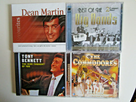 Lot 4 C Ds 5 Disks All New Sealed D EAN Martin Tony Bennett Big Bands Commodores - £4.26 GBP