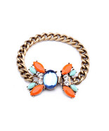 J. Crew Style Vintage Gold Chain Bracelet - £15.98 GBP