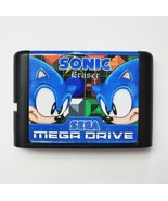 Taka Co 16 Bit Sega MD Game Sonic Eraser 16 bit MD Game Card For Sega Me... - €34,10 EUR
