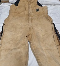 Berne Apparel Men&#39;s Heritage Insulated Duck Bib Overalls Full Length Leg... - €21,87 EUR