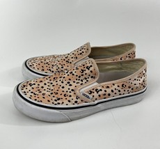 Vans Womens Leila Hurst Collab Slip On Surf Shoes Pumps Animal Leopard Print 7.5 - £15.56 GBP