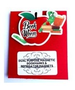 Magnetic Bookmark With Bookworm Design - $8.00