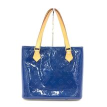 Louis Vuitton Handbag Monogram Blue Vernis Houston M91341/TH0939 w/COA - $350.00