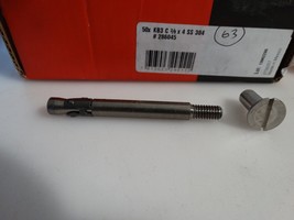 Hilti KB3 Wedge Anchor - 304 Stainless Steel - Countersunk  3/8&quot; x 4&quot; 28... - £501.64 GBP
