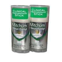 2X Mitchum Smart Solid Clinical Performance 48 Hour Anti-Perspirant Unscented De - £17.72 GBP