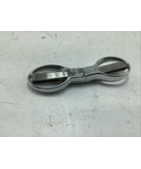 Unique Vintage Slip N Snip Folding Sewing Scissors, Made In U.S.A., Nice - $12.99