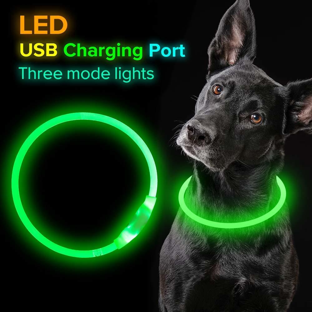 Primary image for Pet Flashing Collar USB Rechargeable Glowing Necklace Safety Collar Light Up Col