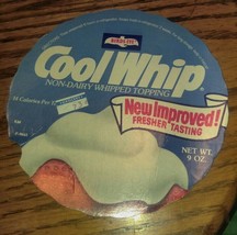 vTG Birds Eye Cool Whip New Improved Paper Top Recipe On BAck - $11.99