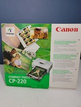 Canon CP-220 Compact Photo Print Full Digital Printer USB New Open box neverUsed - £27.91 GBP