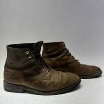 Thursday Boot Company Captain Boots Brown Leather Mens Size 11.5 Everyday - $94.99