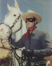 THE LONE RANGER &amp; SILVER 8X10 PHOTO TV PICTURE - £3.79 GBP