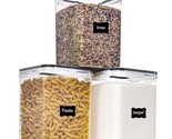 Large Food Storage Containers With Lids Airtight 5.2L /176Oz, For Flour,... - $38.99