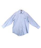 Coca-Cola Embroidered Roberto Villini Blue Dress Shirt Men&#39;s L 80&#39;s 2Ply... - $37.81 CAD