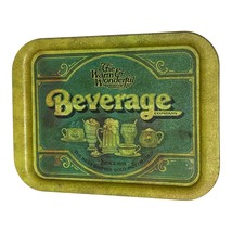 Vintage 1979 The Warm and Wonderful Beverage Company Tin Serving Tray - £12.56 GBP