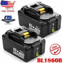 18 Volt Lxt Lithium-Ion 6.0Ah Battery 2Pack Bl1860B Bl1840B - £44.28 GBP