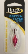 Lindy Rattl&#39;N Flyer Spoon 1/16 OZ Scarlet FJ2120-RARE VINTAGE--SHIPS N 2... - £7.04 GBP