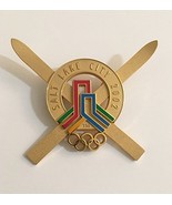 2002 Salt Lake City Winter Olympics Crossed Skis Official Insignia Pin L... - £115.86 GBP