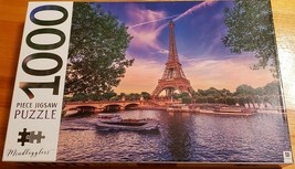 Catarina Belova: Eiffel Tower - Paris, France (used 1000 PC jigsaw puzzle) - $13.00