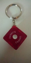 Penny&#39;s Casino Las Vegas Red Dice Keychain - £17.38 GBP