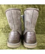 UGG Kids Girls Classic II Shine Twinface Sheepskin Boots Caribou US 6 / ... - $95.08 CAD