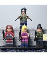 Naruto Custom Team 10 Minifigure Set – Asuma, Shikamaru, Ino &amp; Choji (4pcs) - $16.00