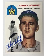 Johnny Schmitz (d. 2011) Signed Autographed 1954 Topps Archives Baseball... - £11.97 GBP