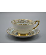 Windsor Teacup Saucer Women &amp; Cherubs Gold Detail Bone China England 369/66 - $38.69