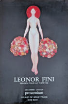 Leonor Fini - Original Exhibition Poster - Proscenium Paris - Rare - 70&#39;s - £116.87 GBP