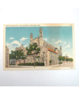 Vintage Linen Postcard Yale University Sterling Law School New Haven CT ... - £4.73 GBP