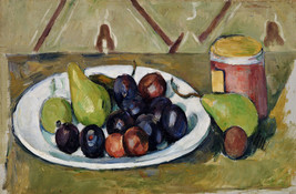 12543.Room Wall Poster.Interior art design.Paul Cezanne painting.Fruits in dish - £12.73 GBP+