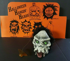 Vintage Halloween hanging Head Suction Cup Shocker  New Old Stock H1 - $12.99