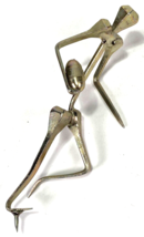 Vintage Football Player Sculpture Horse Shoe Nail Art - 5.5" - $14.25