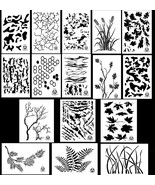 Spray Airbrush Paint Camouflage Stencils 10 Mil Camo Duracoat 9x14&quot; (16 ... - $42.99