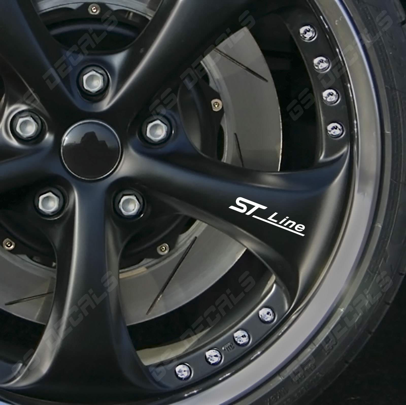 Ford ST-Line Logo Wheel Decals Stickers Premium Quality 5 Colors Focus Fiesta