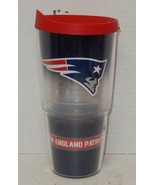24 oz Tervis Tumbler NFL Football New England Patriots Red Blue white - $280.14 MXN