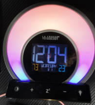 La Crosse, Soluna Mood Light Alarm Clock | Indoor Temperature Humidity C... - $28.79
