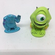 2 Disney Pixar Monsters Inc. Figures Sulley & Mike - 1 Plastic 1 Metal - $9.72