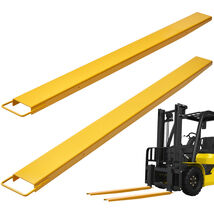 VEVOR Pallet Fork Extensions, 84" Length 4.5" Width, 1 Pair Forklift, Ye... - $105.99