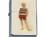 Hot Book Worm Girl Rs1 Flip Top Dual Torch Lighter Wind Resistant - $16.78