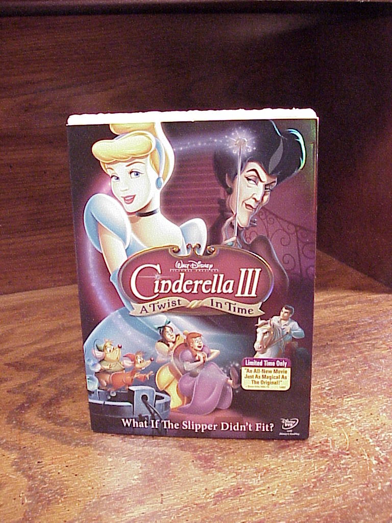 Primary image for Disney Cinderella III, A Twist In Time DVD, Sealed, 2007, G
