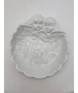 Vtg Euporean White Twin Cherub Angel Shaped Soap Dish/ Trinket Dish - €17,00 EUR