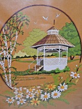 Sunset Stitchery1979 &quot;Summer In The Park&quot; Crewel Embroidery Kit #2477 16&quot;x20&quot; - $25.12