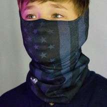 Halloween Kids Camo USA Flag Face Mask Neck Wrap Gaiter Face Headband Hood Multi - £6.33 GBP