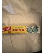 1 GLAD Cling Wrap Winter Edition Green Tinted Food Plastic Wrap Holiday ... - $11.30