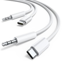 Usb C To 3.5Mm Audio Aux Jack Cable (3.3Ft 2-Pack), Usb Type C To 3.5Mm Headphon - £10.20 GBP