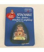 Care Bears Share Bear Attachable Key Ring Zipper Vintage 1985 American G... - $37.84 CAD